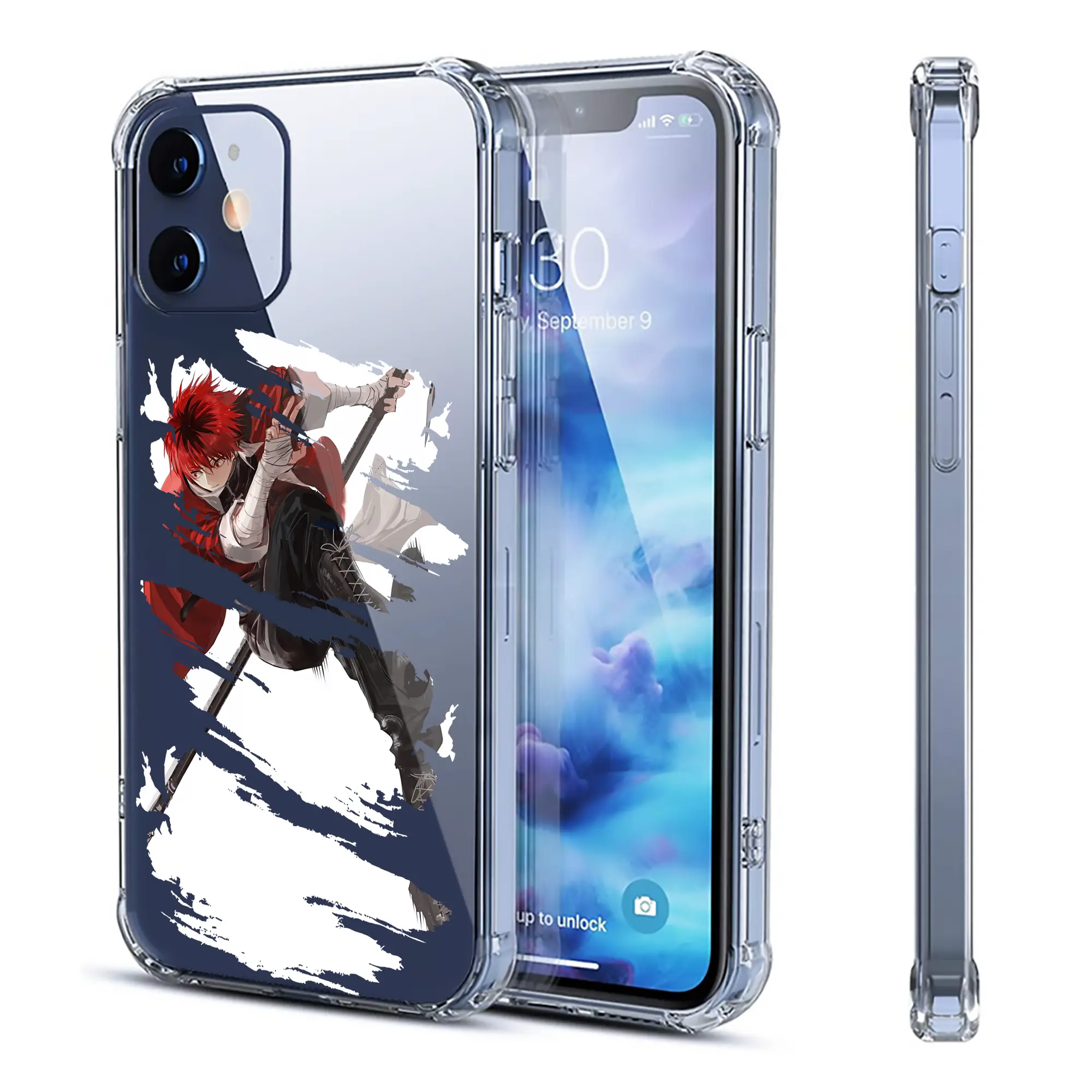 葬送のフリーレン（Frieren） グッズ,シュタルク（Stark） - IPhone 12シリーズ対応 ・ 透明スマホケース ・ クリアソフトケース ・ TPU素材 ・ 耐衝撃 ・ 高密着 ・ 防汚 防指紋 ・ 簡単着脱